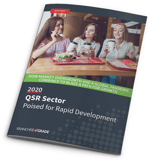 Report on Quick-Service Restaurant Franchises 2020 cover report